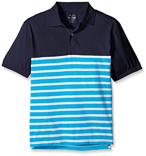 The Children's Place Big Boys' Engineered Stripe Polo Shirt