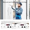 KuWFi 2-Pack 300Mbps Wireless Bridge, Outdoor CPE WiFi Kit Point to Point Wireless Access Point 2.4G Internet Bridge 1KM Transmission Distance Solution for starlink Signal