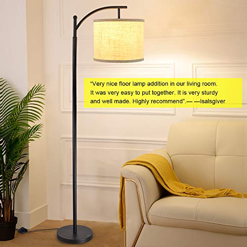 DLLT Led Floor Lamp,Modern Tall Floor Lamp Farmhouse Industrial Light 8W Classic-Arc