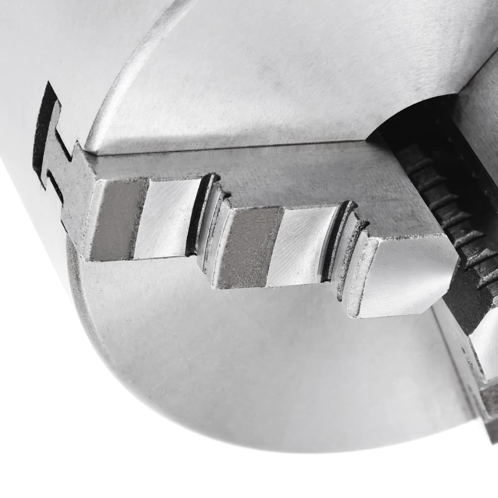 vidaXL Mandrino per Tornio a 3 Griffe Autocentrante Morsetto Sistema Serraggio Ganasce Attrezzi Utensili Fai da Te Fresa 125 mm in Acciaio