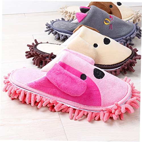 1 Pair Slippers Microfiber Duster Lazy One Slippers Wood Floor Cleaner Mopping Slippers Floor Polishing Slippers Cleaning Slipper Pliable Slippers Dust Mop Slippers Cleaning Tool #TOP1