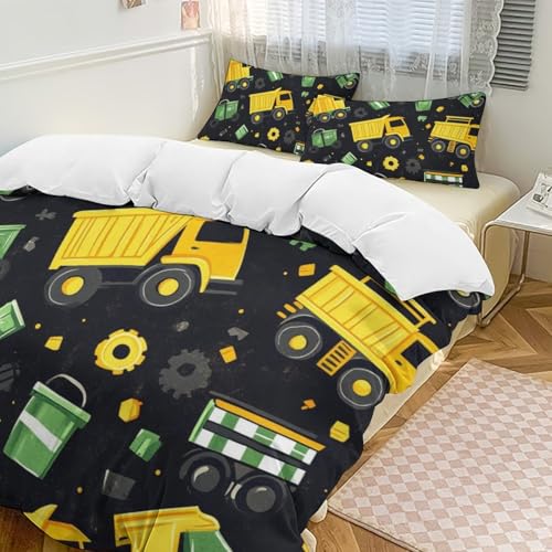 Funda nórdica de microfibra 135x200 para cama infantil con almohada suave 3