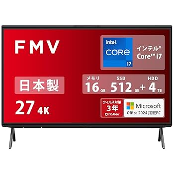 Amazon.co.jp: 富士通 デスクトップパソコン 一体型 日本製 FMV