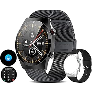 feifuns-Smart-Watch-for-MenMake-Answer-CallVoice-Control-13-Full-Touch-Screen-Fitness-Tracker-Sports-Smartwatch-with-Call-Voice-Control-Heart-Rate-Blood-Pressure-Oxygen-SpO2-Android-iOS-Phone Smart Watch for Men(Make Answer Call/Voice Control, 999+ Contacts) for Android Phones iOS Compatible iPhone Samsung, 1.3" Fitness Tracker with Heart Rate Blood Pressure SpO2 Sleep Step Tracking