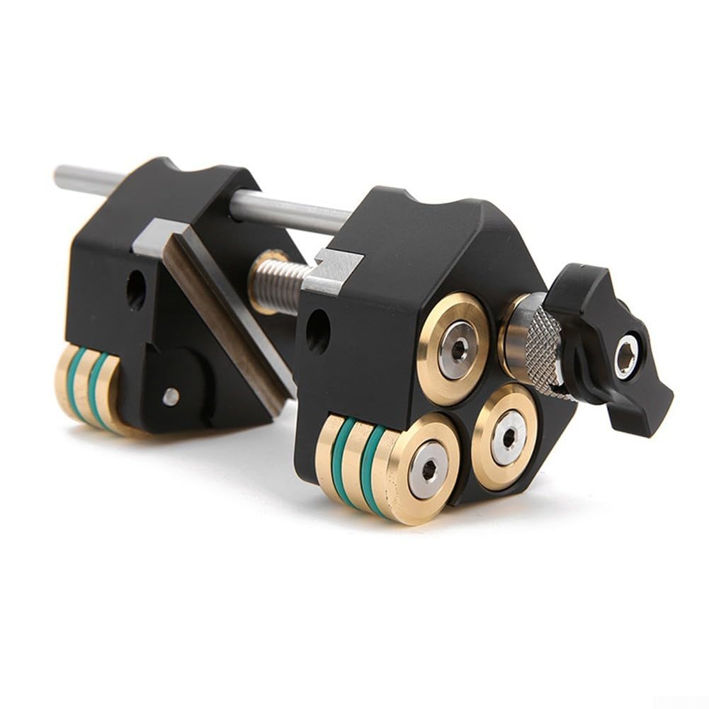Hongdui HD-34 Winkelschärfer-Set für Holzbearbeitung für Meißel und Hobel, 5–70 mm interner Schneidkopf, 3-teilig, schwarz