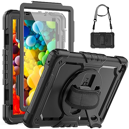 SEYMCY Case for Lenovo M10 3rd Gen 10.1 Inch 2022 (NOT Fit 2025/2020 Version), Full-body Shockproof with Screen Protector