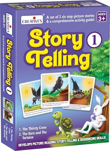 Creative's Story Telling 1 – Educational Picture Story Game for Kids Ages 3 & Up | Develops Sequencing, Logic, Observation & Language Skills | Preschool Learning Toy- Gift for Kids
