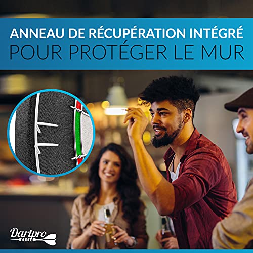 DartPro Jeu de fléchettes - Professionnel en sisal autorégénérant avec fils extra fins – vue 6