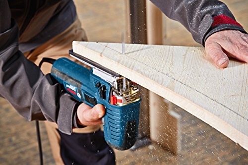 Bosch Professional Stichsäge GST 160 CE (inkl. 3x Sägeblätter für Holz, Absaugadapter, Abdeckhaube, 1/1 L-BOXX-Einlage… – Bild 4