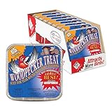 C&S Woodpecker Suet Treat, Outdoor Wild Bird Food for Woodpeckers, Flickers and More, 8 Pack