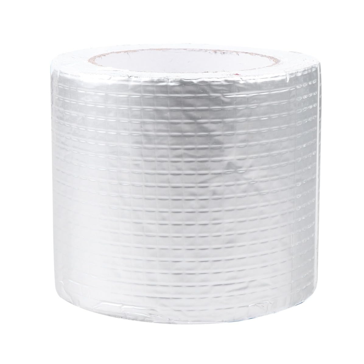 Cinta de Reparación de Umbral y Techos Caucho Butílico Resistente al Agua, Aluminio y Papel, 10cm X 10m para Sellar Fugas en Tuberías y Superficies