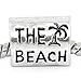 the Beach Charm Bead Spacer for Snake Chain Charm Bracelet