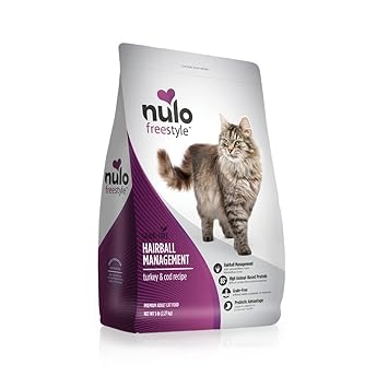 Nulo Freestyle Hairball Management Turkey and Cod Dry Food for Cats 2.27 Kg (5 lb)