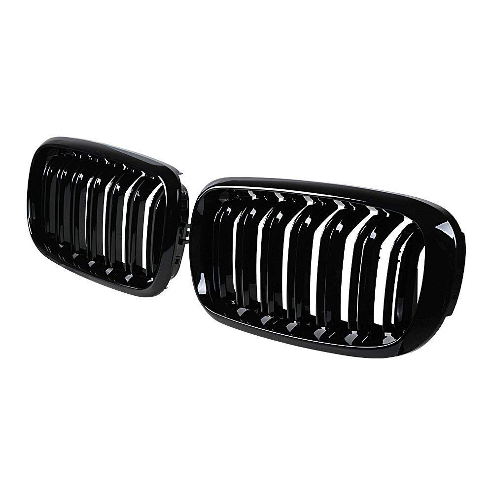 2014-2017 X5M F85 X6M F86 X5 F15 X6 F16 Noir brillant Sport Hood Grill Rein Grille avant