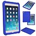 Produktbild TECHGEAR Schutzhülle für iPad Mini 1 2 3, [Kinderfreundlich] Leichtes Koffer Silikon Soft Shell Anti-Rutsch-Shockproof verstärkte Ecken + Displayschutzfolie. hülle für iPad Mini 3 2 1 - Blau