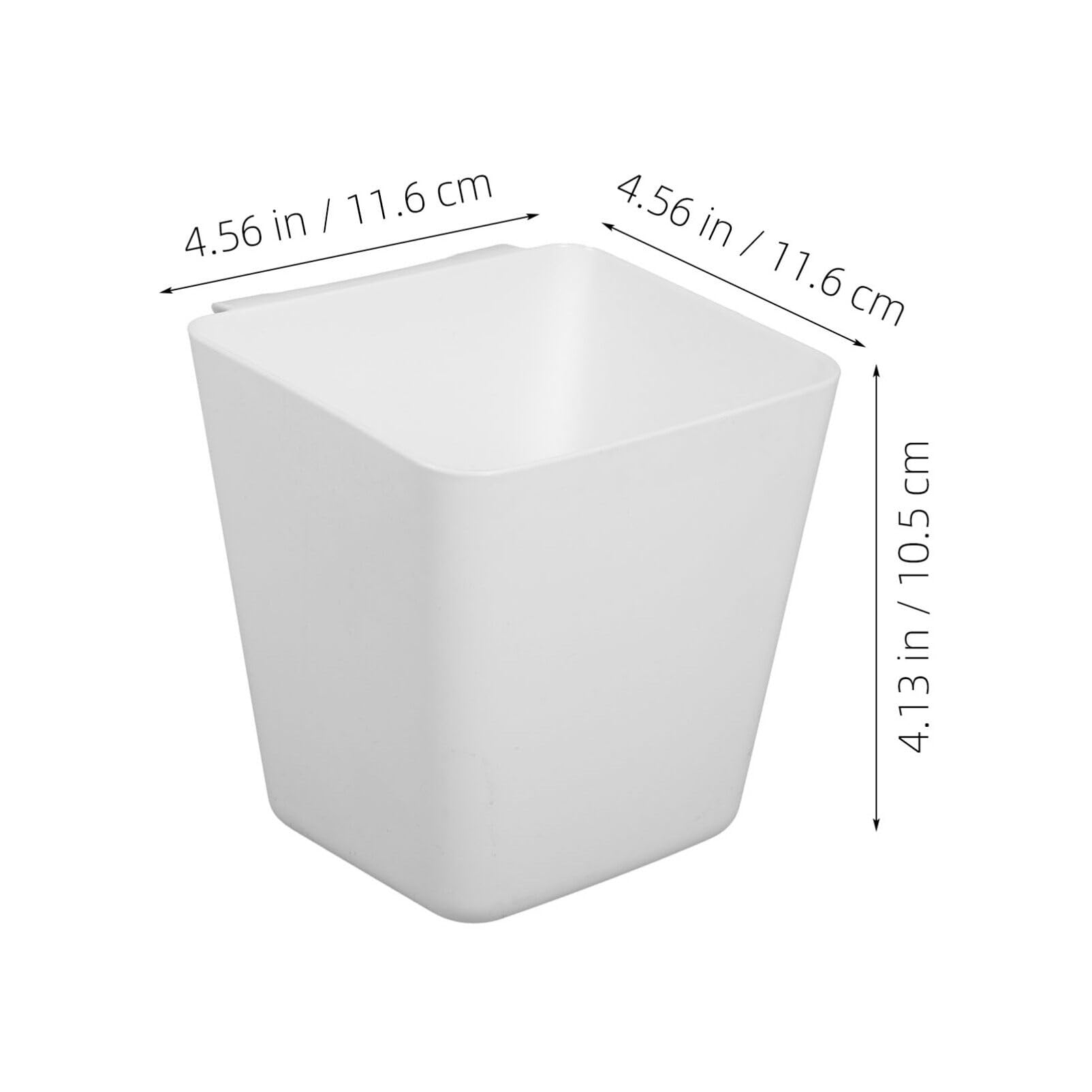 Alipis Set 6 Scatole Portaoggetti e Fondo Piatto da Appendere in ABS Bianco Design Salvaspazio 6 Pezzi per Carrello e Lato del Carrello