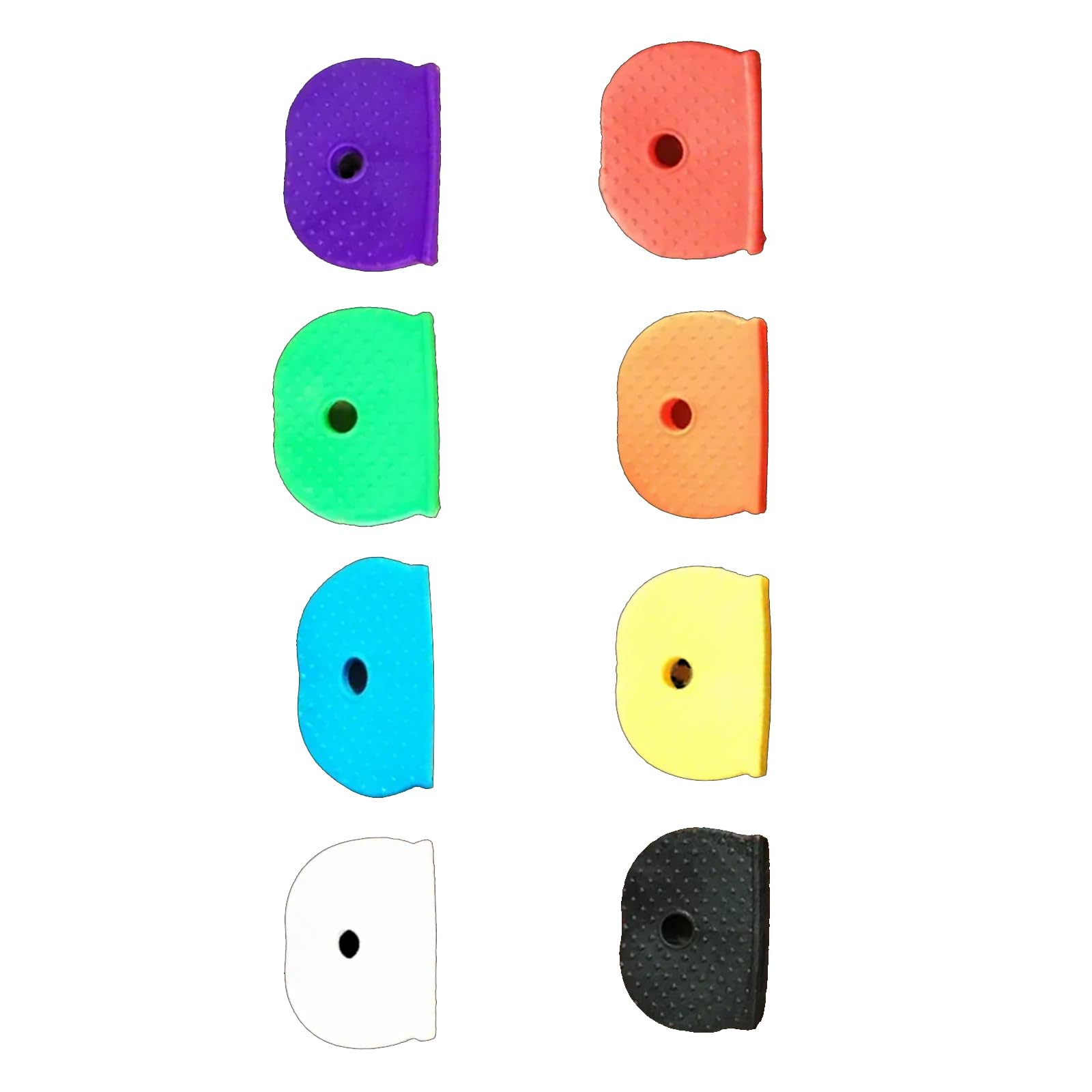 Woedpez 8Pieces Vibrant Caps Home Organizers for Simple Sorting with Mixed Shapes and Rings Sturdy Accessories