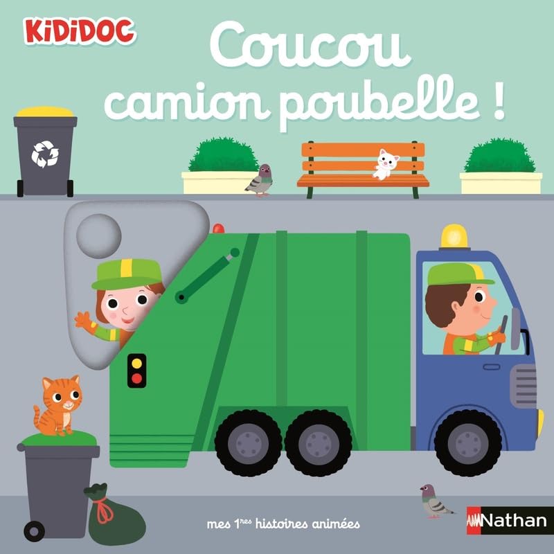Kididoc - Coucou, camion poubelle ! - Dès 12 mois