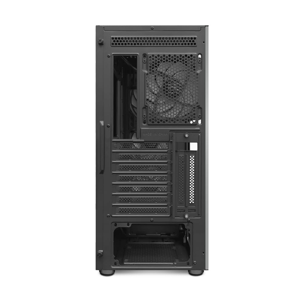 Zolyd Radion - Caja Gaming ATX, Ventana Lateral Completa en Cristal Templado, 4 Ventiladores ARGB incluidos, Frontal Mesh, Soporte Refrigeración Líquida hasta 340mm, Espacio Interno Optimizado, Negro