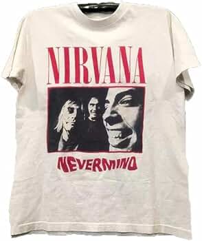 ニルヴァーナ ハート花柄Tシャツ 黒 M カートコバーン バンドT【4880】 ニルヴァーナ ハート花柄Tシャツ 黒 M カートコバーン バンドT