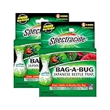 Spectracide Bag-A-Bug Japanese Beetle Trap Replacement Bags, 6 Count, Bag Refills (Pack of 2)