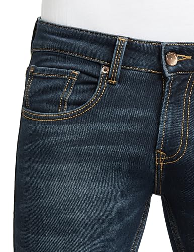 Image of Spykar Men's Skinny Fit Low-Rise Casual Jeans