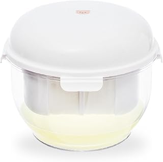 Azonee Greek Yogurt Maker With Ultra Fine Mesh Strainer Basket, 1.7qt Thick and Creamy Greek Yogurt, High Protein Snack, Eco-Zen Material Container for Homemade Greek Yogurt (White)