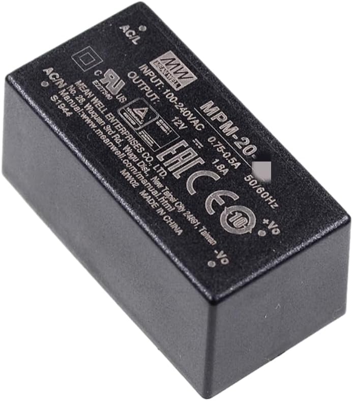 Mean Well MPM Switching Power Supply， MPM-20-15 20W 1.4A