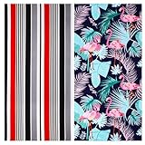 Genovega (23 Options Thick Round Beach Towel Blanket - Hawaii Hawaiian Tropical Large Microfiber Terry Beach Roundie Palm Circle Picnic Carpet Yoga Mat with Fringe for Women 2