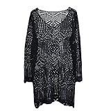 Ocasión: Este vestido de playa se cubre perfecto para usar en la playa, la piscina, el salón de bronceado junto a la piscina y el parque acuático.También es la buena opción para el regalo de luna de miel.