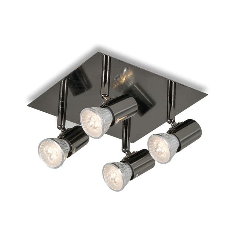Plafonnier sur Rail Architectural Lampe d'Appoint à 4 Spots Haut de Gamme