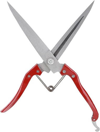 Miniatura 1 de Cizalla manual de ovejas Tijeras de cizallamiento de mano de acero inoxidable Tijeras de corte de lana de oveja multifuncionales Tijera con resorte