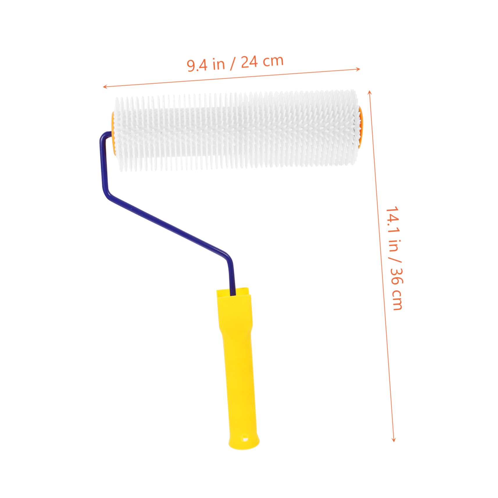 Rodillo de Púas para Regla Autonivelante y Ideal para Fácil de Usar y Limpiar Herramienta para y Bricolaje Color aleatorio