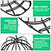 Coopache 4 Pack Hat Washer for Baseball Cap Washer Cage for Washing Machine,Ball Cap Washing Frame Hat Cleaner Holder Protector for Dishwasher