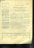  UN ANCIEN DOCUMENT DE 1906 : ELECTIONS SENATORIALES LETTRE DE CONVOCATION.