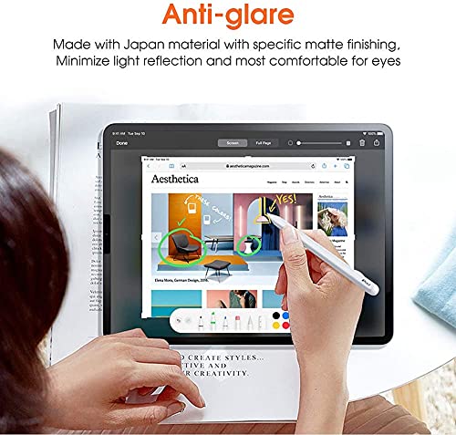 Image of Mizi (2 PACK Paperfeel Screen Protector Compatible with iPad Pro 11 (2022 & 2021 & 2020 & 2018 Models), Matte PET Film for Drawing No Glare and Paperfeel with Easy Installation Kit - Clear