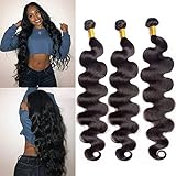 26 28 30 Inch Body Wave Bundles 12A Brazilian Virgin Hair 3 Bundles Unprocessed Human Hair Bundles...