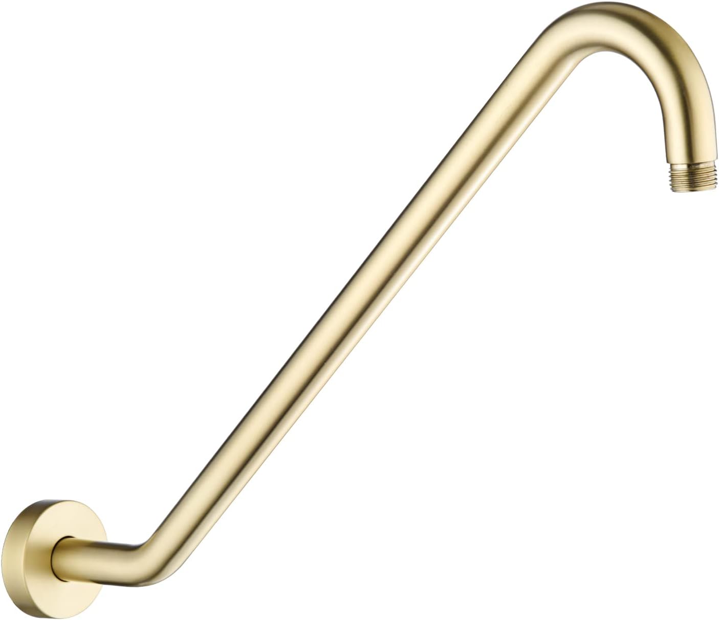 Shower Head Extension Arm with Flange Uvish S Shaped 17" Shower Head