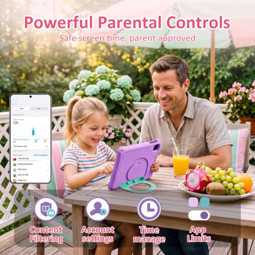 Image of Kids Tablet, 10.1 inch Android 16 Tablet for Kids, Gift for Ages 6-12