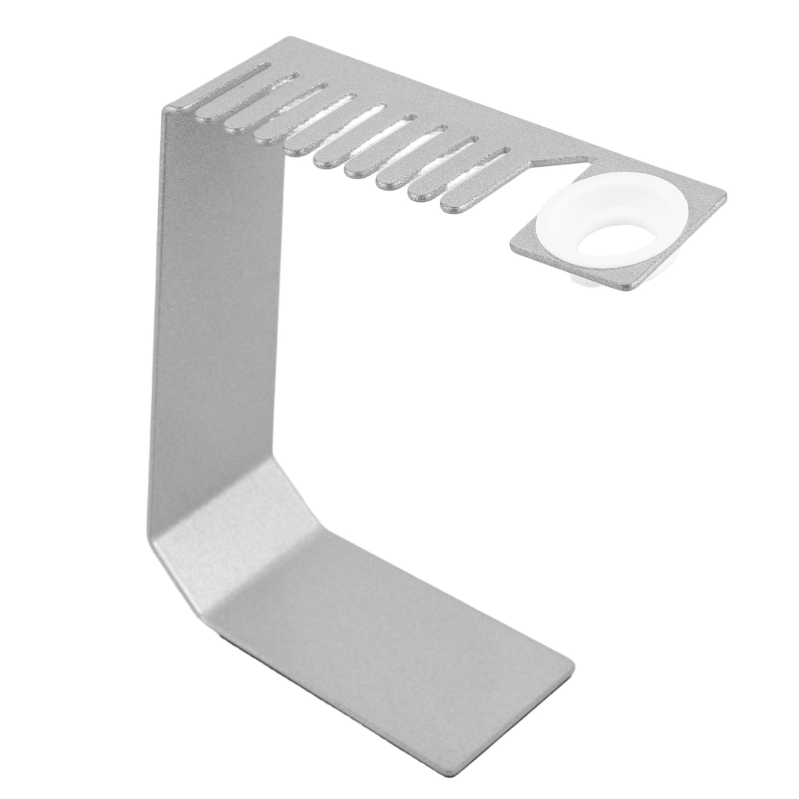 Supporto di Ricarica per Smartwatch con Supporto per Cinturino, Argento | Acciaio Inossidabile, Base da Scrivania, Finitura Curata e Uso Semplice