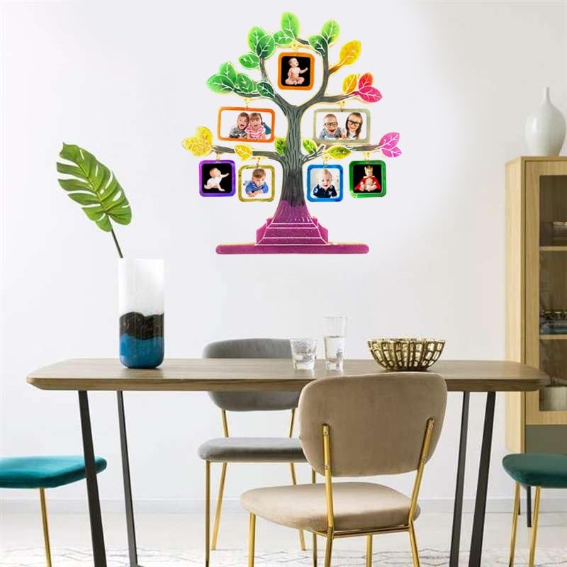 Image of Photo Frame Silicone Resin Moulds Tree Shape Epoxy Resin Mould Picture Frame Mould Kit with Base & Hanging Photo Stand DIY Resin Casting Crafts for Home Decor Desk Wall Office Decoration