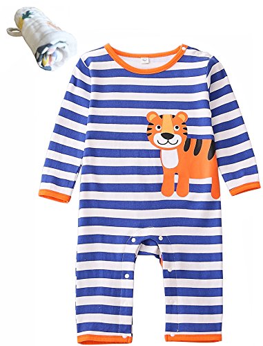 babylaza - Body - para bebé niña Azul Azul 3-7 Meses