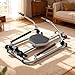 Home Rowing Machine, Hydraulic Rower with LCD Monitor, Adjustable Resistance up to 110LBS & Large Cushioned Seat, 265LBS Quiet Rowing Machine for Aerobic Exercise Fitness