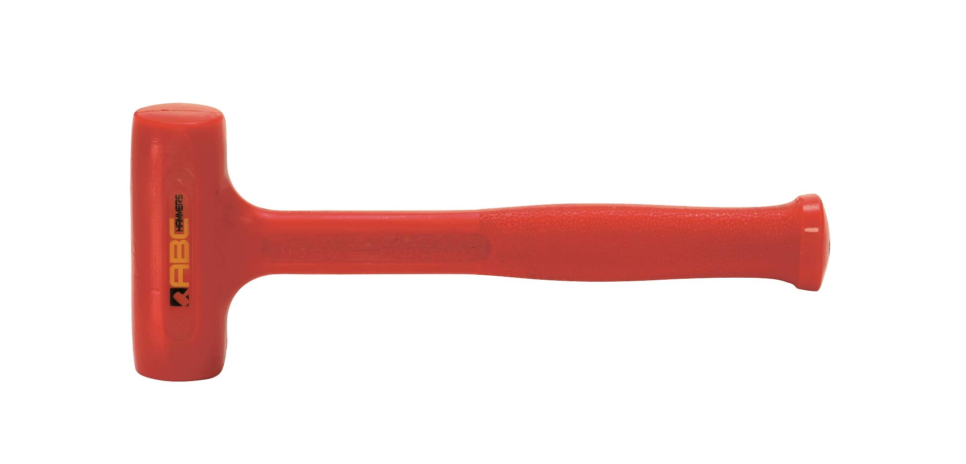 ABC HammersDead Blow Hammer - 18 oz. Polyurethane Hammer with Steel Reinforced Handle & 10.5" Overall Length - ABCS1DB