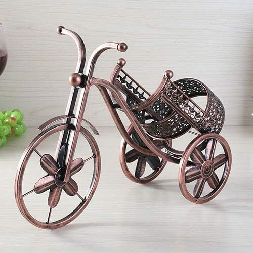 DonHeK Encimera de Estante para Vino, Triciclo Estante Retro Hierro Soporte para Botella de Vino Accesorios para Barra Barras para el hogar Soporte para Botellas de Vino DonHeK Encimera de Estante para Vino, Triciclo Estante Retro Hierro Soporte para Botella de Vino Accesorios para Barra Barras para el hogar Soporte para Botellas de Vino