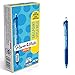Paper Mate InkJoy 300RT, bolígrafo retráctil, punta media de 1 mm y azul, caja de 12