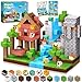 ToyUnited 150PCS Magnetic Blocks - Magnetic Building Blocks, Magnet Cubes Toys Stacking, Build Forest World Set, STEM Montessori Sensory Toys for Kids Boys Girls Ages 3-5 6-8 Easter Birthday Gifts