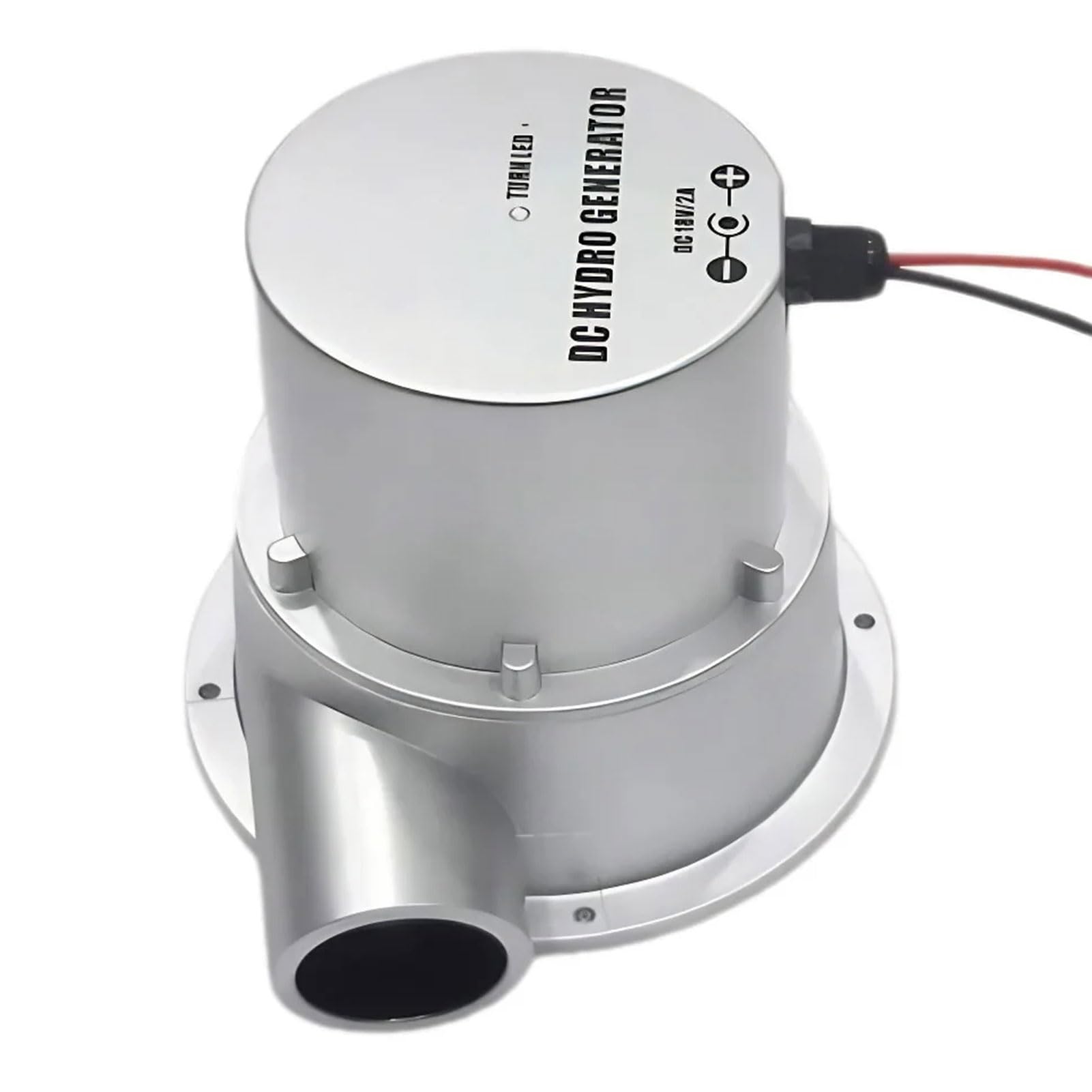 SUZLAZYR Micro Hydroelectric Generator, 36W/50W/100W Hydro Generator Water Turbine Generator Hydro Power Station DC Permanent Magnet Use for 12/24V Battery,Dc18v 50w