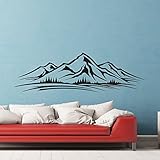 wandtattoo bergedorf  Berge Bäume Wandtattoo Skyline Wand Vinyl Aufkleber Aufkleber Wohnzimmer Kinder Wandbild Art Grafiken Schriftzug