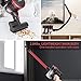 MOOSOO Cordless Vacuum Cleaner 17Kpa Strong Suction 2 in 1 Stick Vacuum Ultra-Quiet Handheld Vacuum with Brushless Motor (White)
